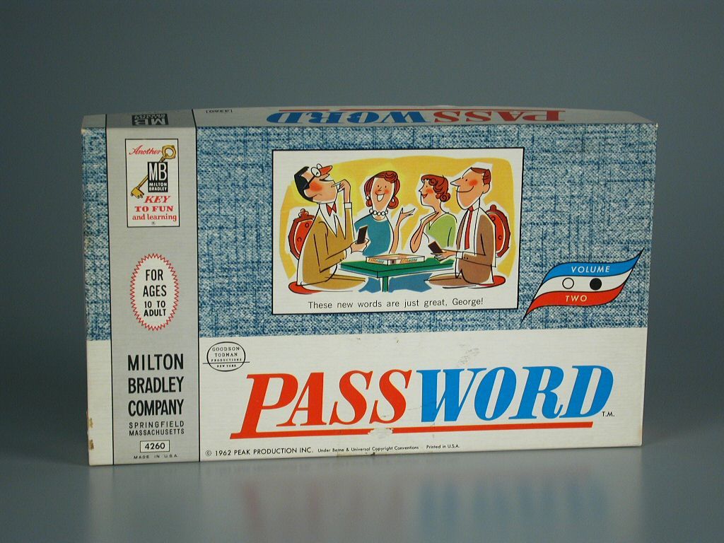 words for password game show